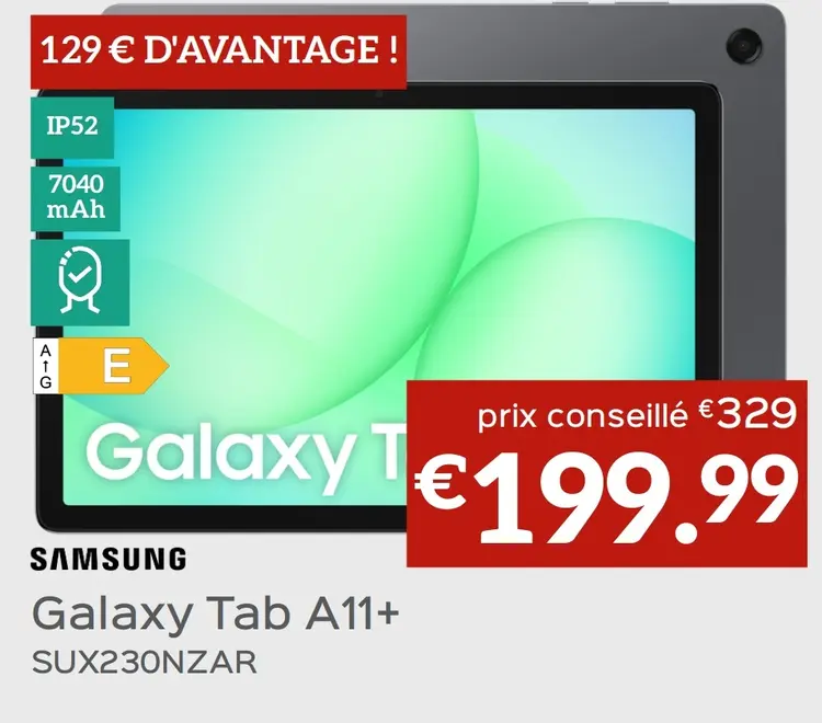 Offre: Galaxy Tab A11+
