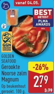 Aanbieding: Gerookte Noorse zalm Magnum