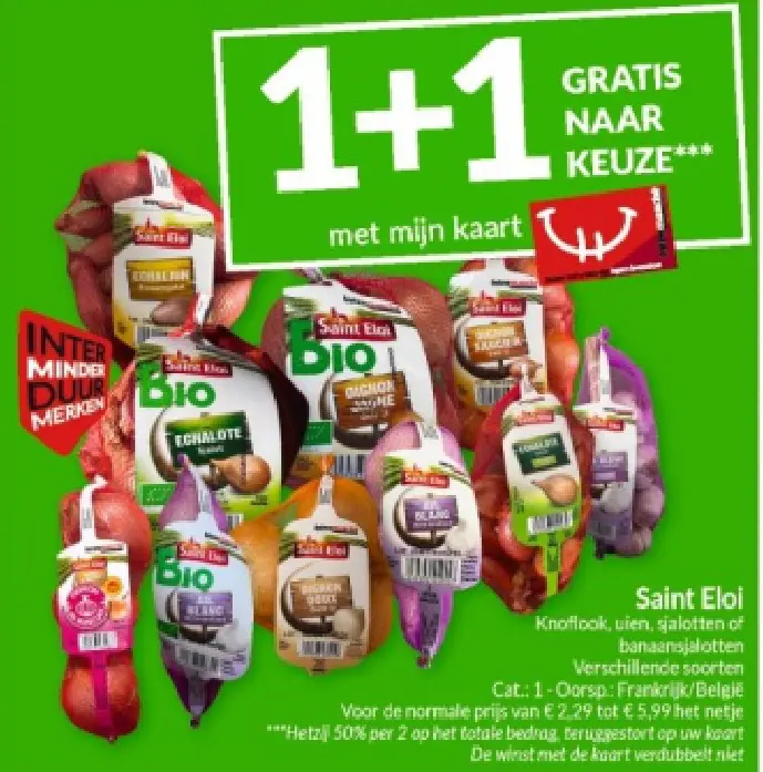 Promotie: Knoflook, uien, sjalotten of banaansjalotten