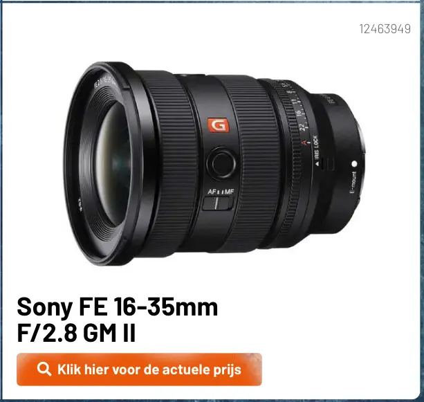 Aanbieding: Sony FE 16-35mm F/2.8 GM II