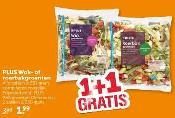 Aanbieding: PLUS Wok- of roerbakgroenten