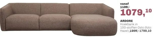 Aanbieding: Ardore Hoekbank