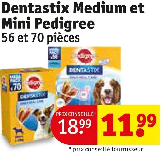 Offre: Dentastix Medium et Mini