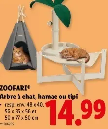 Offre: Arbre à chat, hamac ou tipi