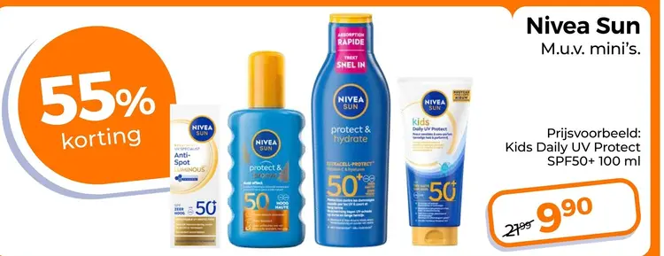Aanbieding: Kids Daily UV Protect SPF50+ 100 ml