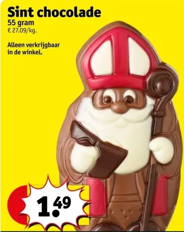 Aanbieding: Sint chocolade