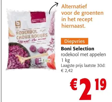 Aanbieding: rodekool met appelen