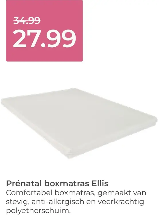 Aanbieding: Boxmatras Ellis