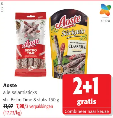 Promotie: Alle salamisticks