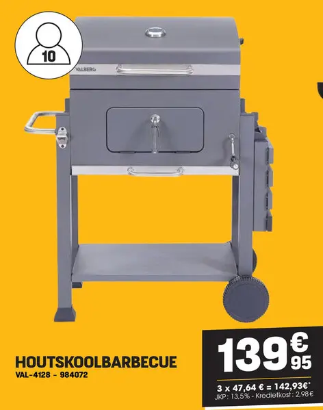Promotie: Houtskoolbarbecue