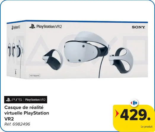 Offre: Casque de réalité virtuelle PlayStation VR2