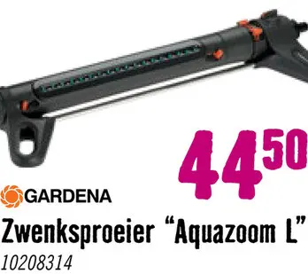 Aanbieding: GARDENA Zwenksproeier Aquazoom L 28 m² - 350 m²