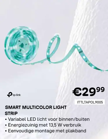 Promotie: Smart multicolor light strip