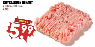 Aanbieding: Kip/kalkoen gehakt