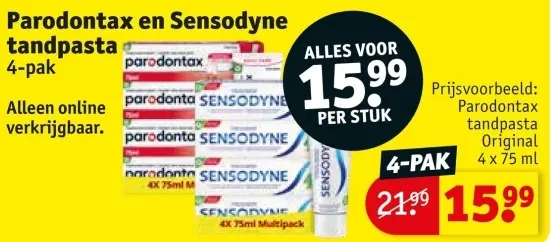 Aanbieding: Tandpasta