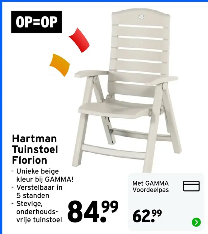 Aanbieding: Hartman Tuinstoel Florion