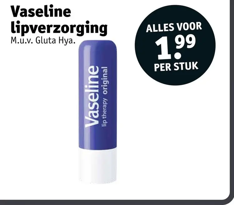 Aanbieding: Vaseline lipverzorging