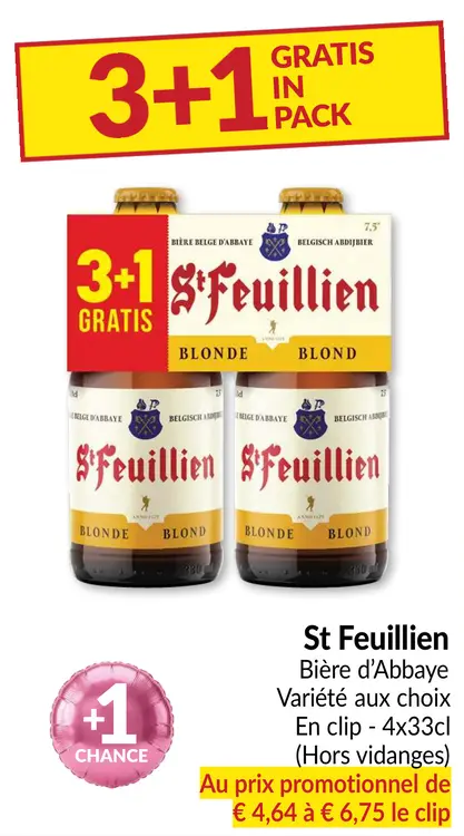 Offre: Bière d'Abbaye Blonde