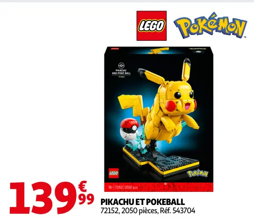 Promotie: Pikachu et pokeball