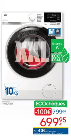 Offre: Lave-linge frontal