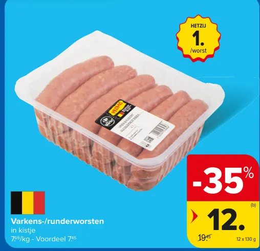 Promotie: Varkens-/runderworsten