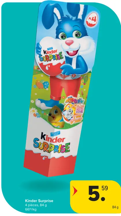 Offre: Kinder Surprise