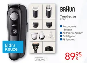 Promotie: Tondeuse BT9421