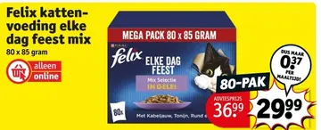 Aanbieding: Felix kattenvoeding elke dag feest mix
