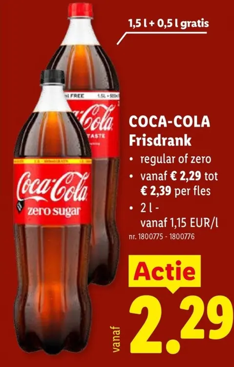 Promotie: Frisdrank