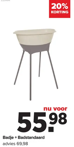 Aanbieding: Badje + Badstandaard
