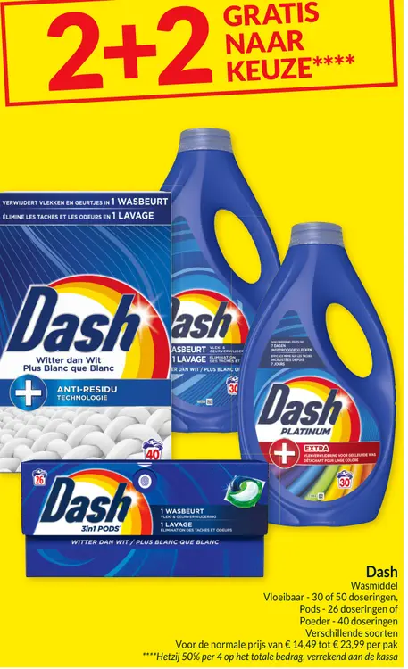 Promotie: Dash Wasmiddel