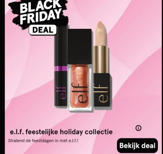 Aanbieding: e.l.f. Feestelijke holiday collectie