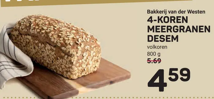 Aanbieding: 4-koren meergranen desem