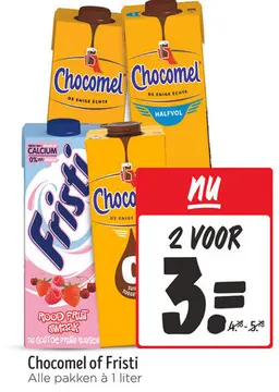 Aanbieding: Chocomel of Fristi