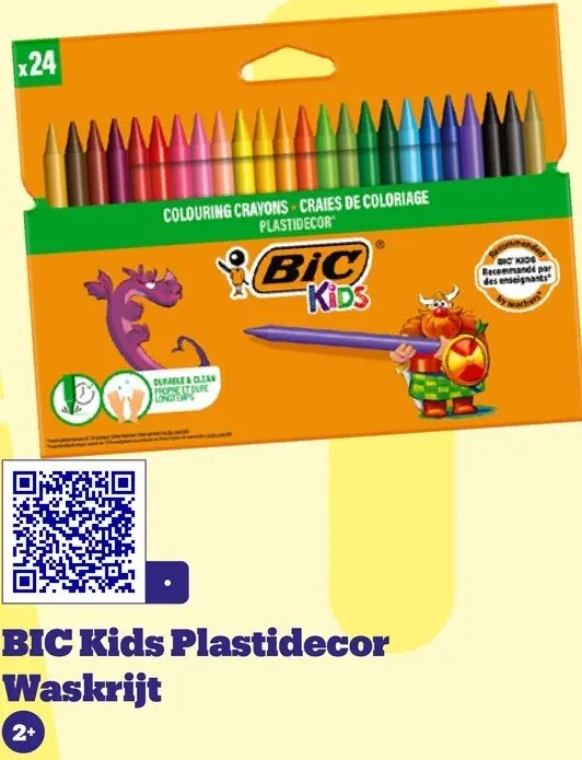 Aanbieding: Kids Plastidecor Waskrijt