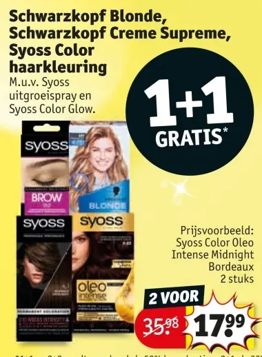 Aanbieding: Color haarkleuring