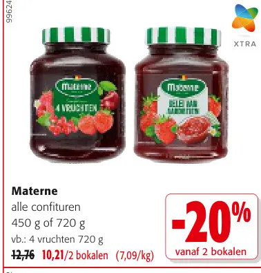 Promotie: Materne alle confituren