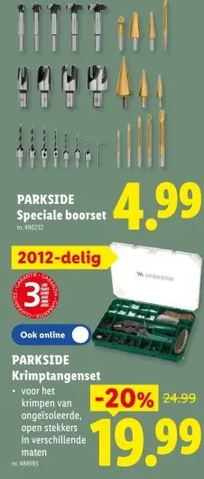 Promotie: Krimptangenset