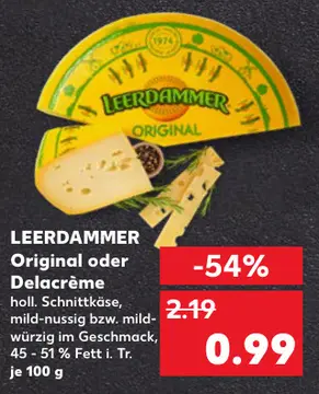 Aanbieding: LEERDAMMER Original oder Delacrème