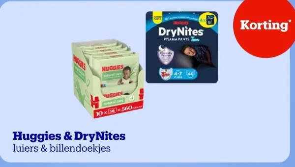 Aanbieding: Huggies & DryNites
