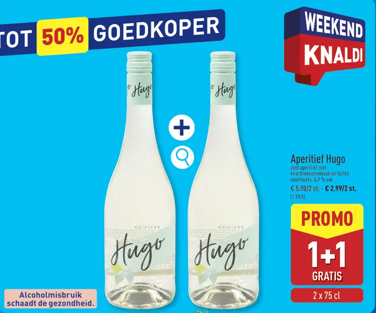 Promotie: Aperitief Hugo