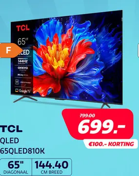 Aanbieding: TCL 65QLED810K