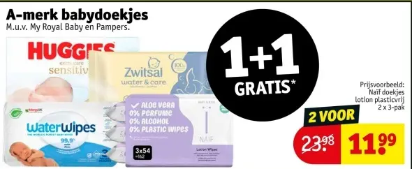 Aanbieding: babydoekjes