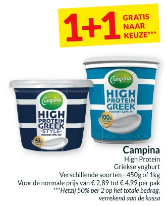 Promotie: High Protein Griekse yoghurt
