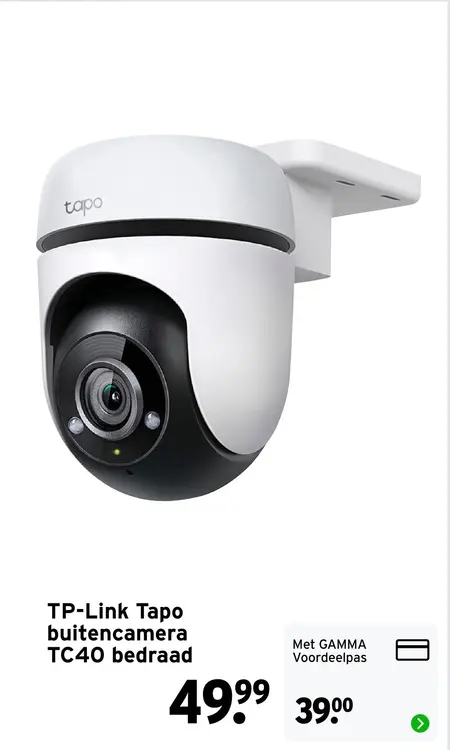 Aanbieding: Tapo buitencamera TC40 bedraad