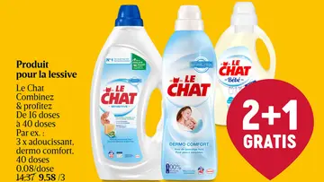 Offre: Produit pour la lessive