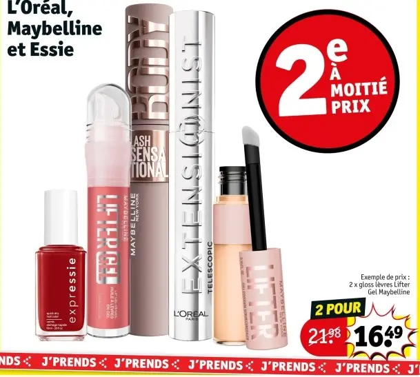 Offre: Gloss lèvres Lifter Gel