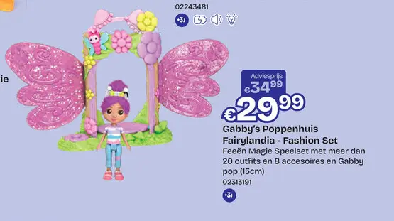 Aanbieding: Gabby's Poppenhuis - Fairylandia - Fashion Set