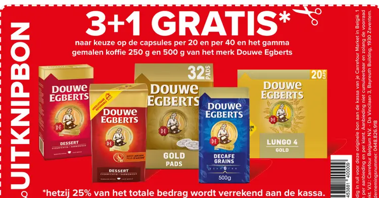 Promotie: Douwe Egberts coffee