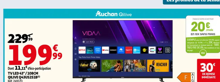 Promotie: Tv led 43"/108cm